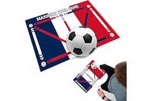 QUSLLIS Fussball Matte - Fussballmatte Training Ballkontrolle, Fussball Trainingszubehör, Turnmatte Kinder Fussball Matte