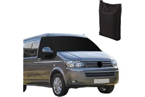 MZOLIFE Auto Windschutzscheiben Abdeckung, 600D Oxford Frontscheibe Wrap Cover, Verdunkelung Sonnenschutz Cover Anti Frost Ice UV-Schutz Wasserdicht (for VW T6)