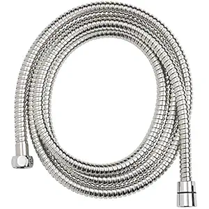 Impoda Stainless Steel Flexible Handshower Hose Replacement Shower Tube (1.5 Meter)