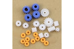 BIlinli 16 Arten Welle Zahnräder Spindel Zahnräder Zahnrad-B 2MM 2,3MM 3MM 3,17MM 4MM Wurm Kunststoff Holzbearbeitungsmaschinen Teile