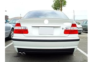 GOINGFAST Spoiler Posteriore Labbro PU Di Bagagliaio Per BMW E46 Berlina 1998-2005