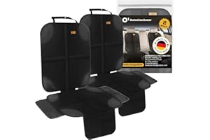 ‎O³ O³ Sitzschoner Auto Kindersitz, 2 Stück Autositzschoner Isofix, rutschfeste Autositzauflage, Rücksitzschoner für Babyschale, Kindersitzunterlage, Sitzauflage Haustiere
