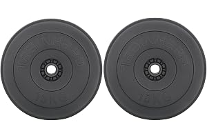 Train Hard hantelskivor, set 20–30 kg, vikter av plastcement, totalvikter med 30/31 mm hål