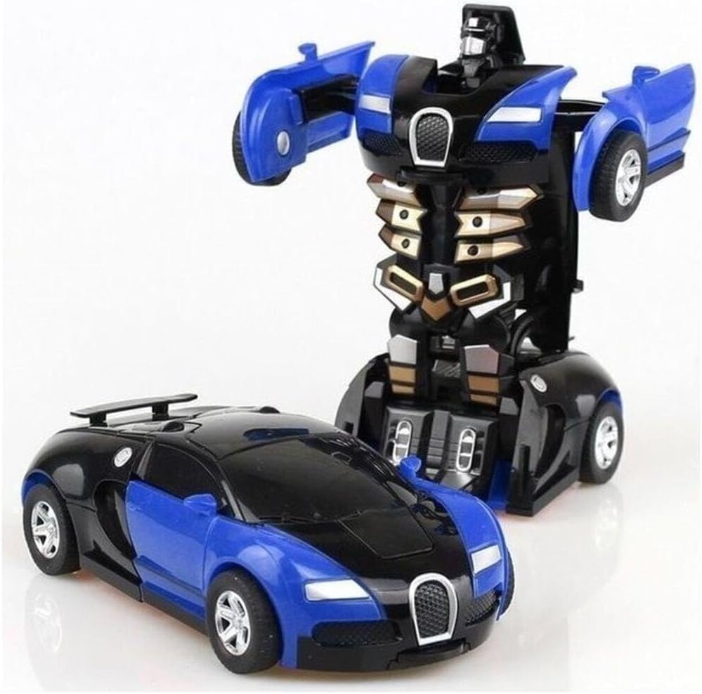 mia Robot Çek Bırak Araba 1:32 Kendinden Robota Dönüşebilen Araba - Çek Bırak Robota Dönüşen Araba