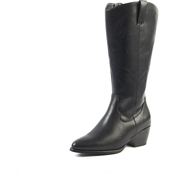 Stivali Alti Donna GABYLOU Modello LAURE 5XL Per Polpacci Larghi - Con Zip YKK E Suola Rimovibile