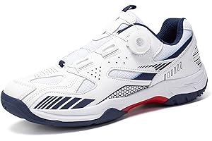 sekiueo Badminton Shoes Lightweight Table Tennis Pickleball Shoes for Men Women All Court Sneakers Non-Marking Non-Slip