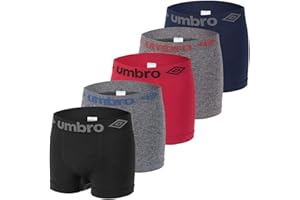 Umbro Majtki męskie, niegniotące się, bokserki męskie, idealne dopasowanie (5 sztuk), A1, L-XL
