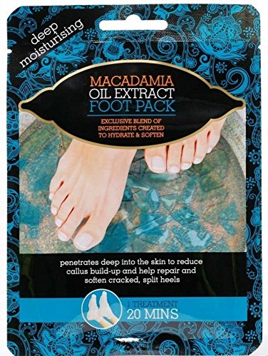 Macadami Oil Extract Foot Pack - Deep Moisturising Socks - 20 Minute Treatment
