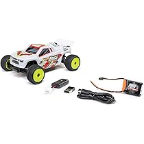 LOSI Micro-T 2WD Stadium Truck 1:28 RTR RC Car - White : Amazon.co
