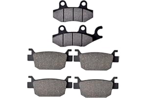 KYN For Peugeot Metropolis 400 RS/RX-R/Allure (3 Wheel Model/Nissin Caliper) 2017 2018 Pastillas de Freno traseras Delanteras de Motocicleta Disco orgánico