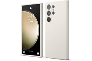 ‎ELAGO elago Etui kompatybilne z Samsung Galaxy S24 Ultra, etui ochronne z płynnego silikonu, etui ochronne na całą obudowę, odporne na wstrząsy, smukłe etui na telefon, miękka wyściółka z mikrofibry, 17.3