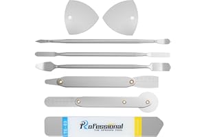 Nogeqi 8 Stück Metall Handy Reparatur Werkzeug Set, Ultradünn Spudger Telefon Reparatur Werkzeuge Set Pry Tool Langlebig Öffnungswerkzeug für Handy, Laptop, Tablet