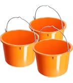 Faithfull Flex Tub Gele Emmer – 15 Liter Polyethyleen, Stevig, Vorstbestendig, Ideaal Voor Tuin, Huis En Bouwplaats