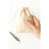 Bimotif Bağcıklı Krem Ham Bez Kese, 10X15 Cm 10 Adet