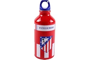 CYPBRANDS Atlético de Madrid, Botella, Botella de Agua, Botella Deportiva, Bidón, Cantimplora, Color Rojo, Producto Oficial