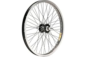Gurpil 64236 Roue arrière BMX 20 x 2,125 mm Moulinet Aluminium Axe 9,5-36 Homme, M