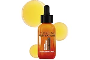 L'OREAL PARIS MEN EXPERT L'Oréal Paris Men Expert Hydra Energetic Sérum Facial Vitamina C para Hombre, 30ml
