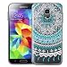 Produktbild Samsung Galaxy S5 Backcover Silikon Schutzhülle im Mandala Design Hülle aus TPU transparent Muster kratzfest