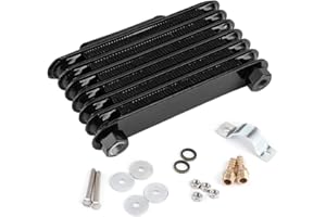 ‎KIMISS KIMISS Ölkühler 7 Reihen Universal Motor Ölkühler Kühler Kühler für Dirt Bike ATV