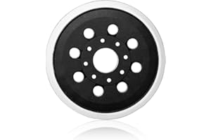 LAINIKE Replacement Sander Backing Pad for Bosch 8 Holes Sanding Discs Ø 125 mm, Medium Hard Replacement Sander Pad Professional Sanding pad Bosch Accessories for GEX 125-1 AE