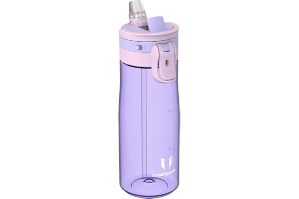 Sparrow Gourde Sport - TouchFlow Tritan Bouteille d'eau - 500ml/750ml/1L - sans BPA - Gourdes Paille Convient pour Enfant, Adulte Sport, l'école, en Plein air