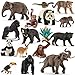 Produktbild Schleich Spiel-Figuren-Set Wild Live Neuheiten 2017 - Gorilla Männchen 14770 Gorilla Weibchen 14771 Asiatische Elefantenkuh 14753 Asiatischer Elefantenbulle 14754 Asiatisches Elefantenbaby 14755 Känguru 14756 Jaguar 14769 Großer Panda 14772 Große Pandabärin 14773 Schwarzer Panther 14774 Orang Utan Weibchen 14775 Orang Utan Junges 14776 Tukan 14777 Große Anakonda 14778 Lippenbär 14779 mit Agave 42243
