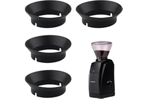 KTXABY 4Pcs Gasket Replacement Compatible with Baratza Encore Grinder,Silicone Gasket Coffee Grinder Black Gasket Coffee Replacement Ring for Electric Conical Burr Coffee Grinder Accessories