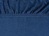 3er-Pack Frottee-Spannbetttücher in der Größe 70 x 140 cm zum Knaller-Preis! Erhältlich in 26 Farben!, 70 x 140 cm, marine - 5