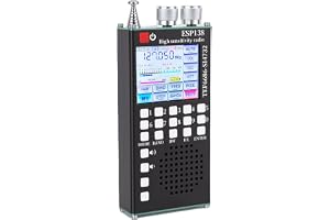 Jectse Fullbandsradio, Dual System TEF6686 och SI4732 med 5.0, 2,4 Pekskärm, FM LW MW SW AIR SSB-band, DSP-brusreducering, för HAM-radioentusiaster