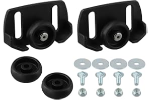 Snösko-kit för uppfartsskydd för smidig glidning snösko | 2-pack set, förbättrad stabilitet, smidig manövrerbarhet, tvåstegs fläkt kompatibel, vinterklar