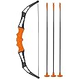 MINISO Archery Set, Toy Bow with Arrows Suction Cup, Archery Game with 3 Arrows