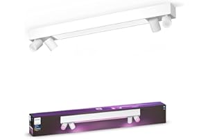 ‎PHILIPS HUE Philips Hue Centris White and color ambiance Lampa sufitowa LED, Światło LED + 4x reflektor punktowy, biała, 16 mln kolorów, możliwość przyciemniania