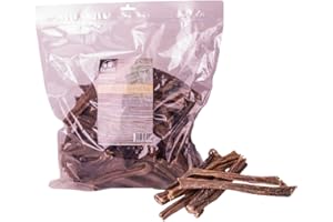 Quibropets Tripa de Ternera deshidratado, Chuches para Perros, Recompensas Naturales Sin Cereales, Snacks para Perros, Premios Deshidratados, 1 KG