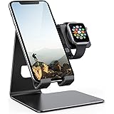 Amazon Brand – Eono 2 in 1 Apple Watch Handy Ständer Ladestation - Halterung Telefon Halter Desktop für iWatch Ultra Series 8