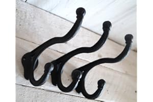 LB H&F Lilienburg 3er Set Garderobenhaken Haken Garderobe Wandgarderobe Kleiderhaken Metall Nostalgie massiv schwere Qualität