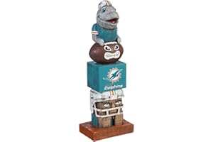 Team Sports America NFL Miami Dolphins 16" Tiki Totem
