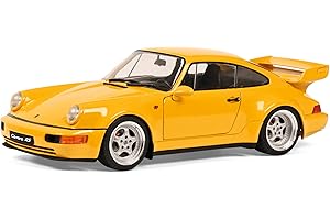 Solido S1803401 Porsche 1:18 1990 964 3.8 RS-Yellow