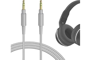 GEEKRIA Audio Cable Compatible with Skullcandy Hesh Evo/3, Grind, Crusher EVO/ANC 2, Riff 2 Headphones, 1/8" (3.5mm) to 3.5mm Replacement Stereo Cord (4 ft/1.2 m)