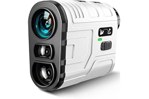 GLXY Golf Range Finder with Slope Switch, Flag Pole Locking, Vibration reminder, 1200 Yards Rechargeble golf rangefinder for golfer, 7X Magnification,Scan Measurement function