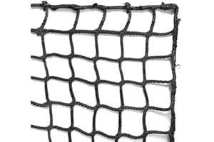 Aoneky Fußball Ballfang Netz 3x3M/ 3x6M /3x9M| quadratisches Netz 10x10cm No Knot | Fußball Fangnetz Ballstoppnetz für Fußball, Basketball, Schule