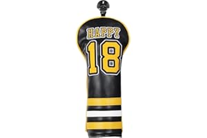 CRAFTSMAN GOLF Hockey Black Golf Club Headcovers Cover for Woods Driver Hybrids Blade Mallet Putters