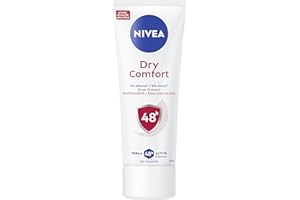 ‎NIVEA NIVEA Dry Comfort Deo Creme, Antitranspirant mit 48h Schutz gegen Schweiß und Geruch, pflegendes Deodorant mit Dual Protect Formel ohne Ethylalkohol (75ml)