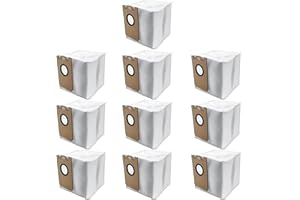 JINDEHUI Accessoires Pièces de rechange pour Honiture Q6 Pro, Laresar L6 Pro, Imou L11 Pro, pour AIRROBO T10+, pour aspirateur robot Neabot N2 10 sacs à poussière