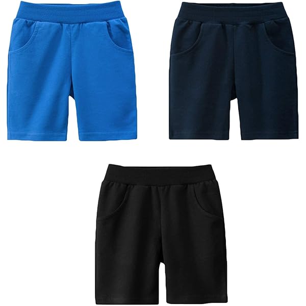 AMERICAN COLLEEG Bermuda Shorts Grau - Kinder Jogginghose Unisex 12 Jahre