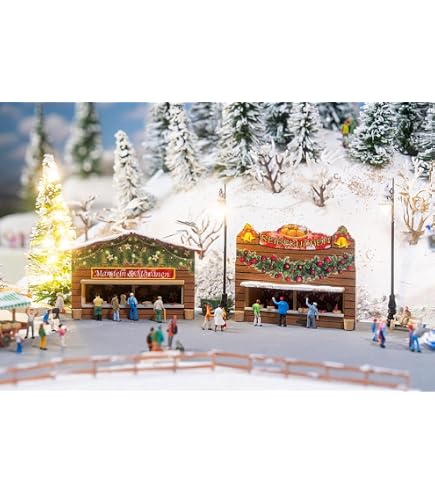 NOCH Modelleisenbahn-Baum 0/H0/TT/N Beleuchteter Weihnachtsbaum Mit 20