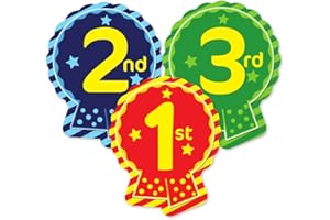 SuperStickers 1st, 2nd, 3rd Rosette Sticker (Pack of 60)