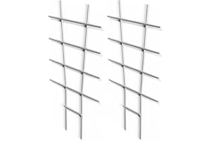 Viirkuja Lot de 2 Treillis en métal pour Plantes grimpantes - Tuteur pour tomates - 24 x 42 cm - Accessoire de Jardin Indispensable - pour Plantes de Jardin et d'intérieur comme Monstera