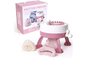 TOWEBOORY Máquina De Tejer A Mano De Bricolaje Con 22 Agujas, Máquinas De Telar, Kit De Telar, Accesorios Para Herramientas, Telar Inteligente, Telar Redondo Para Tejer A Mano, Como Sombreros, Bufandas