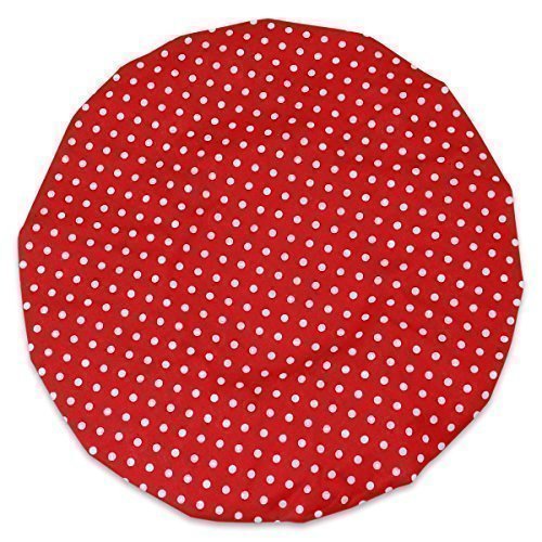 JODA Red and White Polka Dot Shower Cap