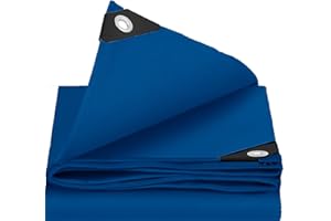 SEINEC Lona Impermeable Azul (2 x 3 m) Reforzada con Ojales de Acero Inoxidable. Multiusos, Ideal para Muebles de Jardín, Vehículos. Resistente al Agua, Rasgaduras y Protección UV. Polietileno. 90 gr/m.